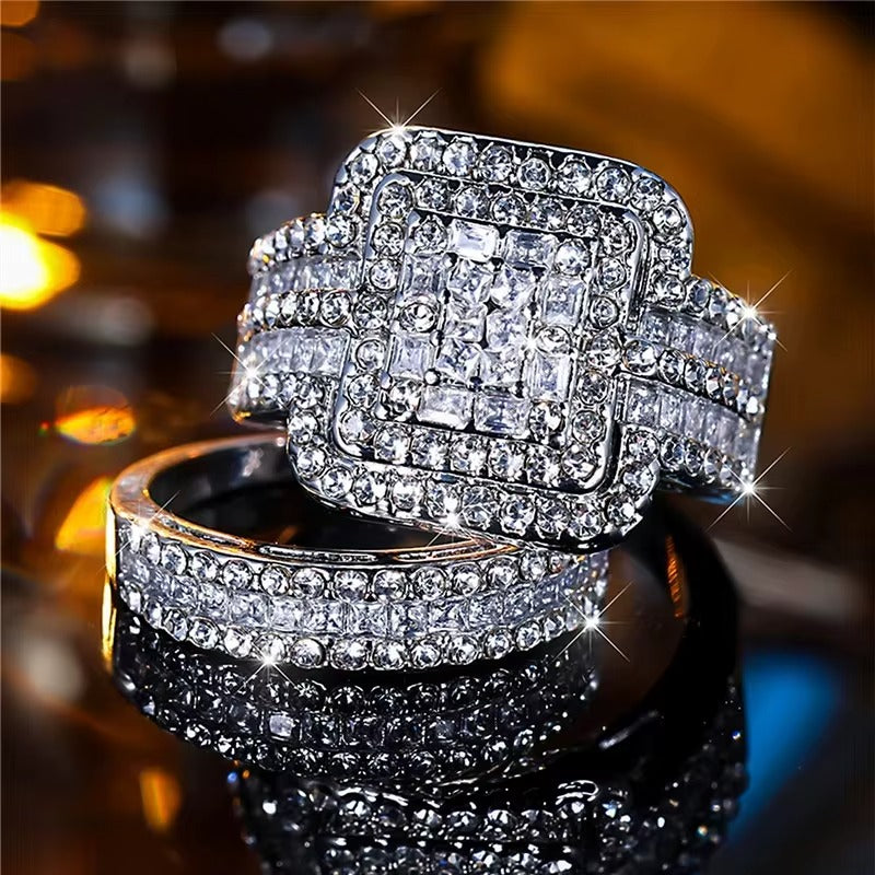 Anello con brillanti HALO